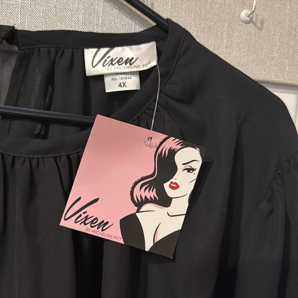 NWT Vixen Lovely Blouse 4X - Picture 2 of 4